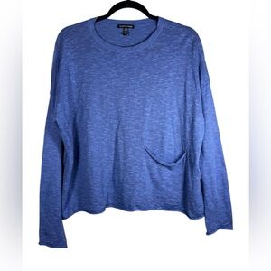 Eileen Fisher Organic Linen & Slub Cotton Box Top Quiet Luxury Lagenlook